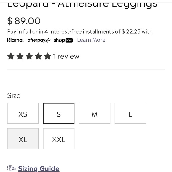 Eagle Rock Werkshop Leopard - Athleisure Leggings size Small - Picture 11 of 11